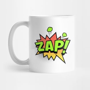 Zap Retro Comic Book Design Mug